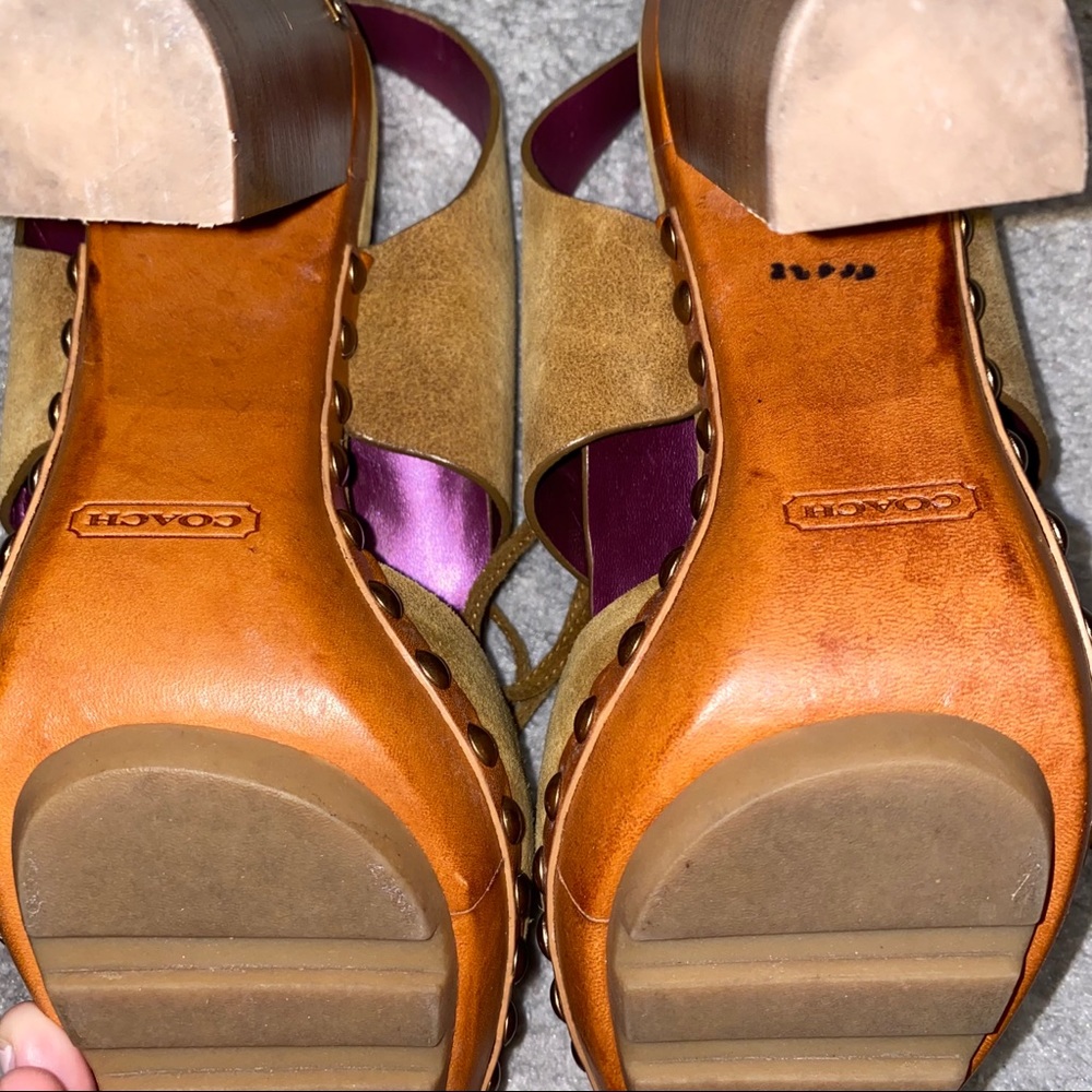 COPY - Coach clogs/ heels - Picture 6 of 8